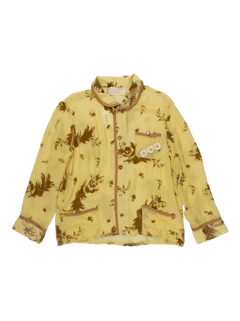 COMMUNS camisa de seda | amarillo | Image 1