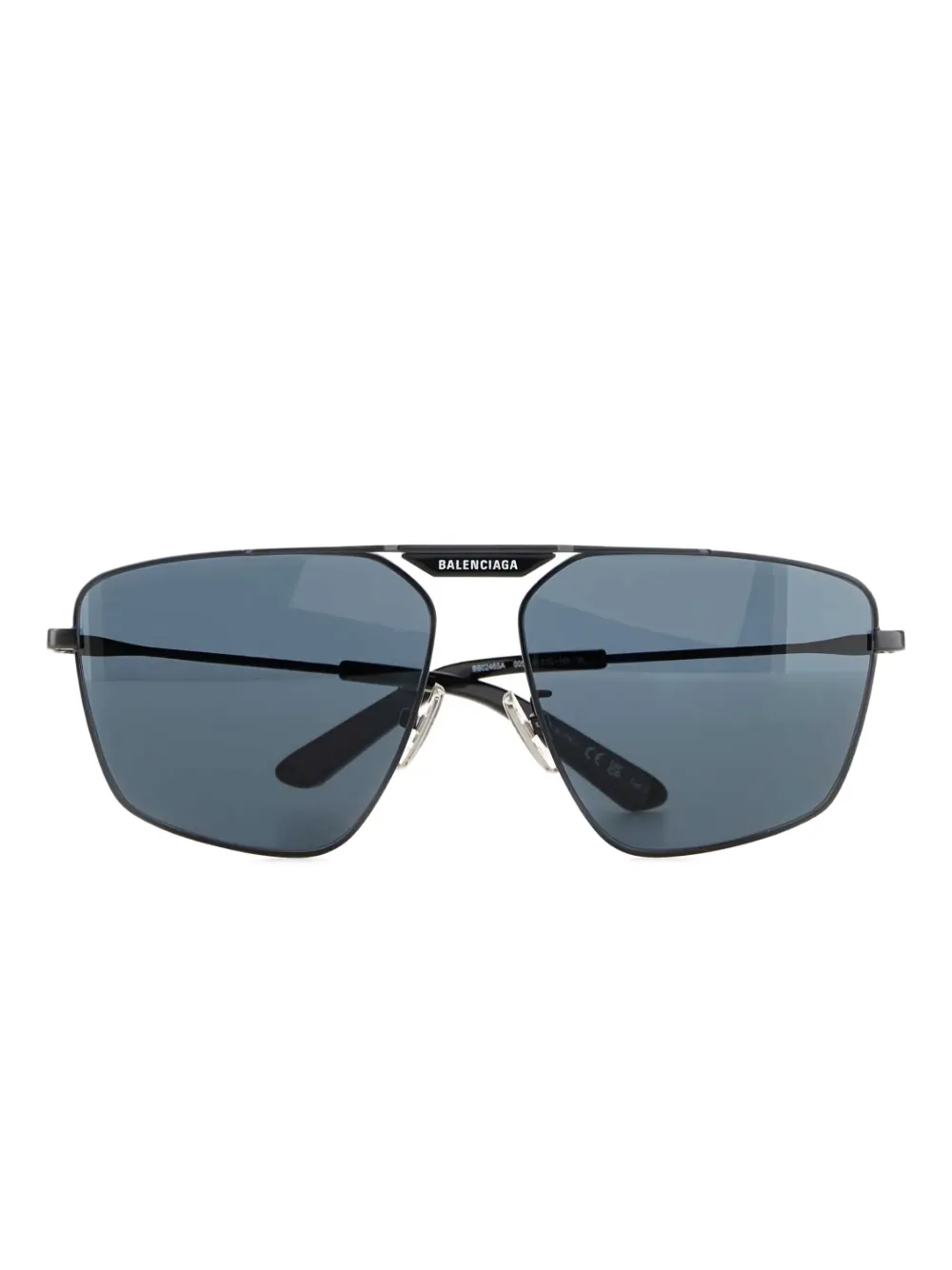 Balenciaga Eyewear Zonnebril met logoprint Zwart