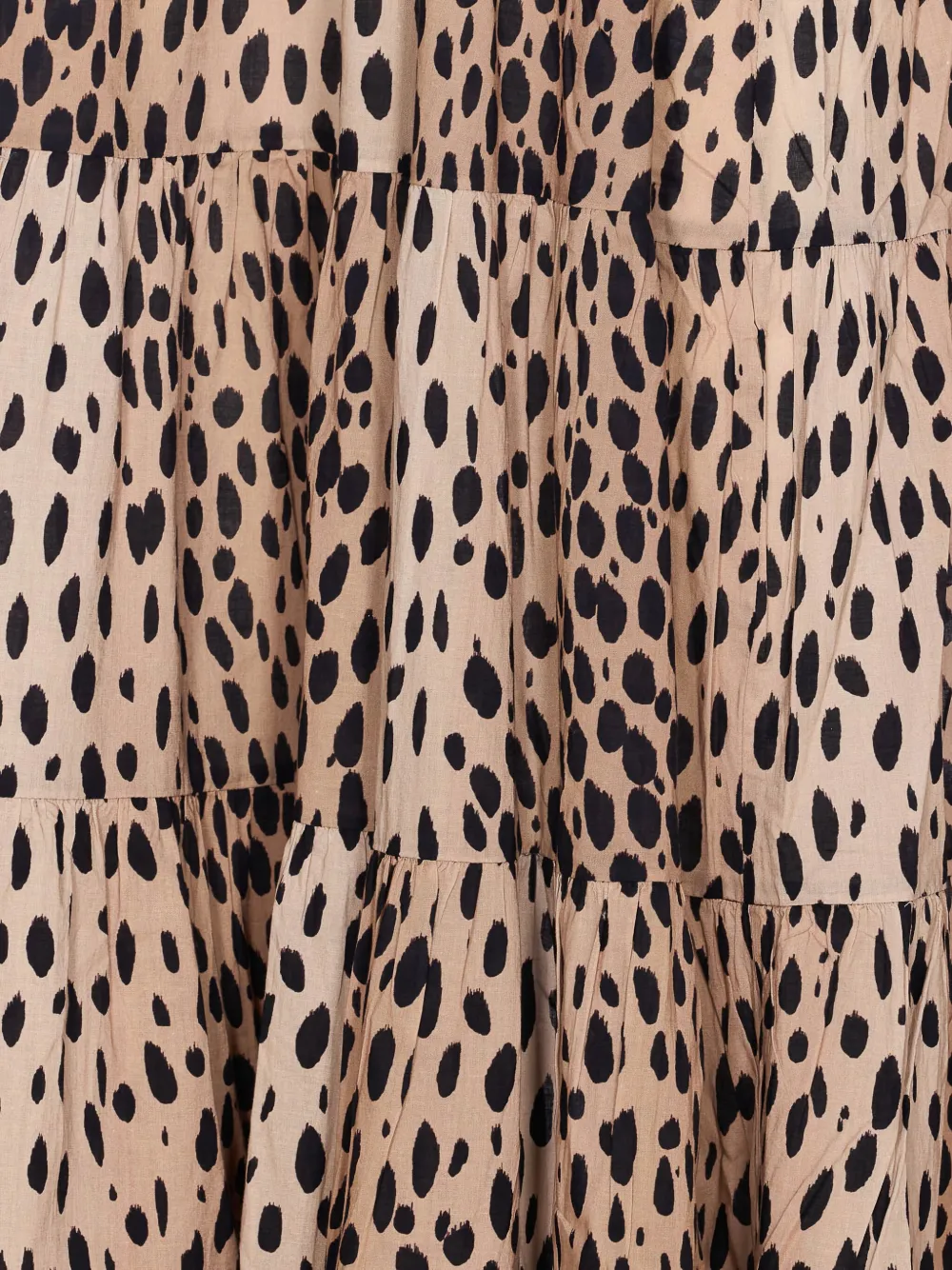 Rixo Kendall katoenen jurk Bruin