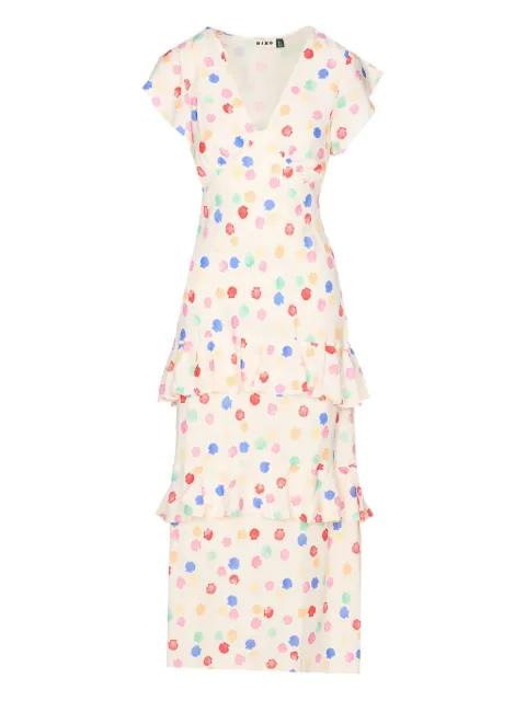 Rixo Meena ruffled dress