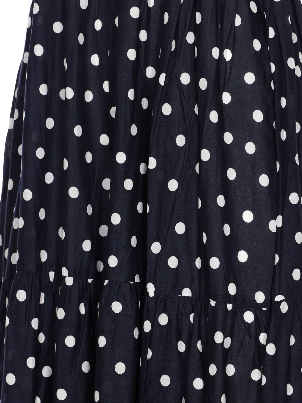 Rixo smocked-bodice dress - Blauw