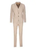 Brian Dales striped suit - Neutrals