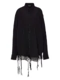 Balenciaga distressed-effect shirt - Black