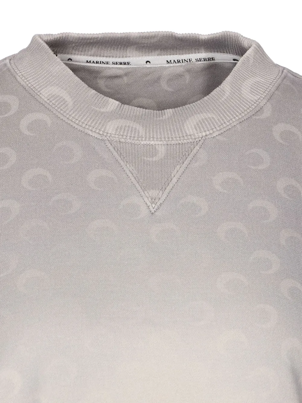 Marine Serre Sweater met maanlogo Grijs