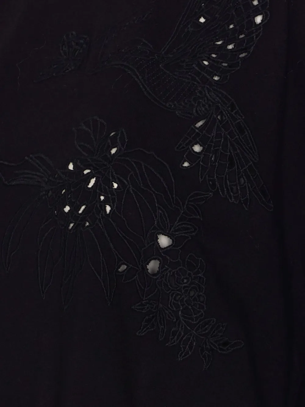 TWINSET T-shirt met borduurwerk Zwart