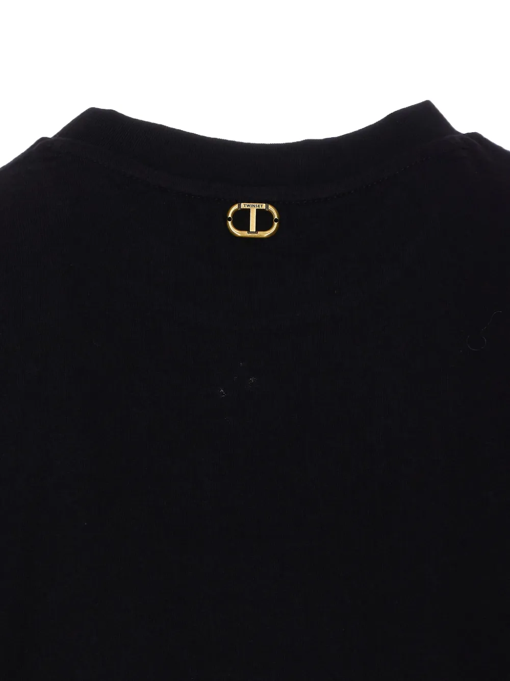 TWINSET T-shirt met borduurwerk Zwart