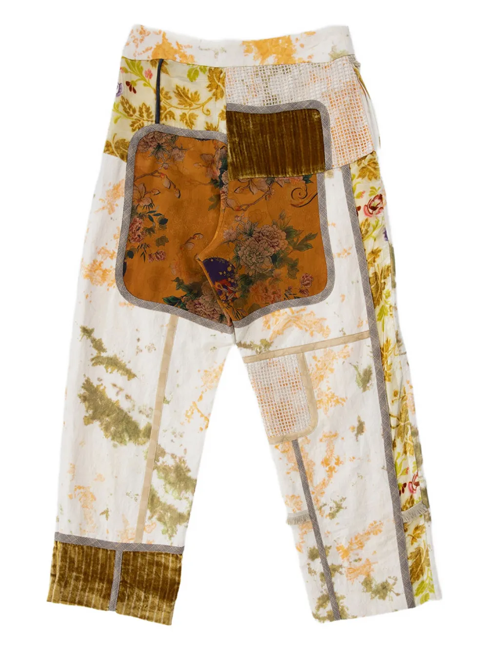 COMMUNS floral-print straight-leg trousers | Straight-Leg Pants | Image 2