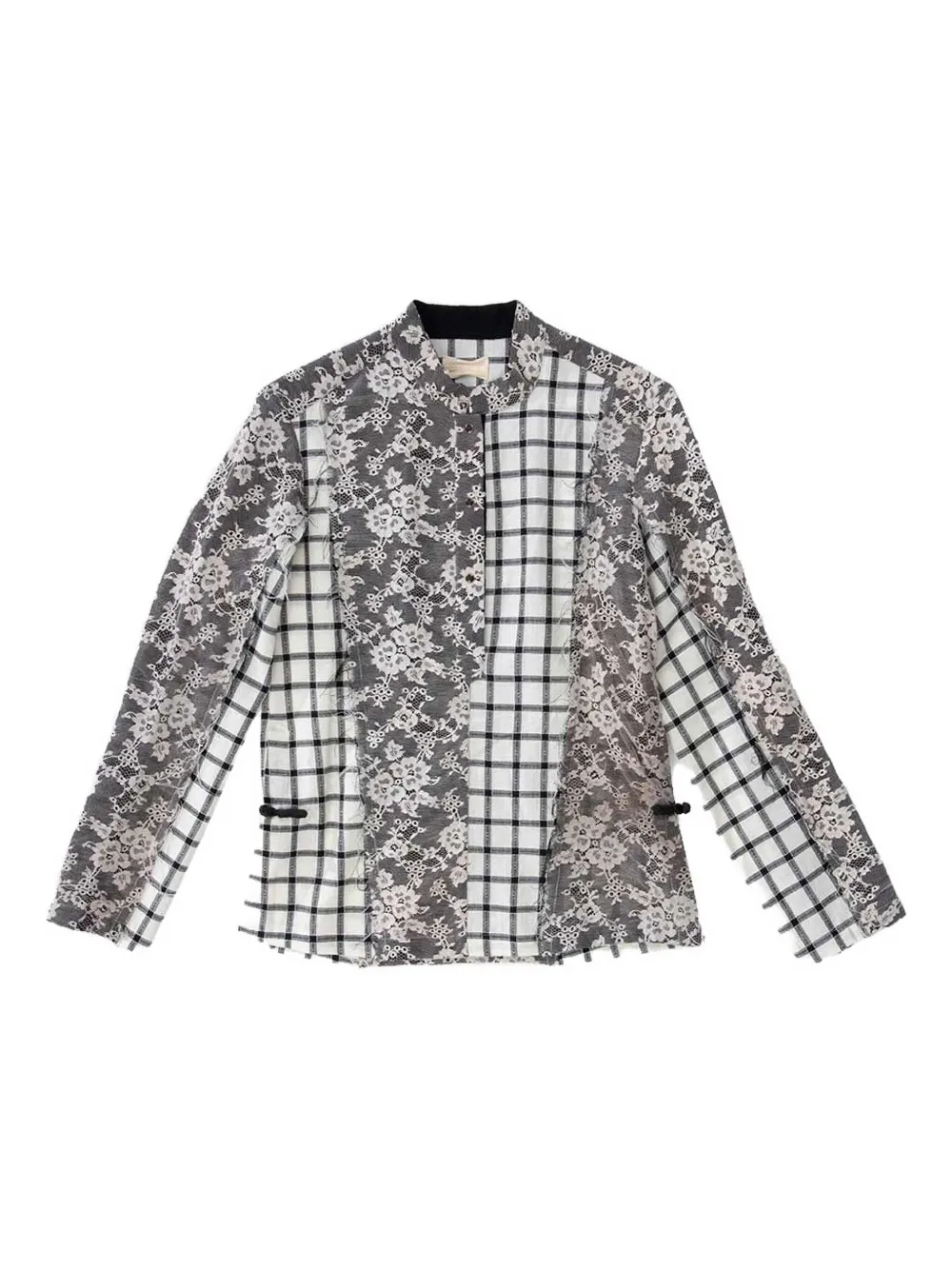 COMMUNS camisa con cuadros estampados | gris | Image 1