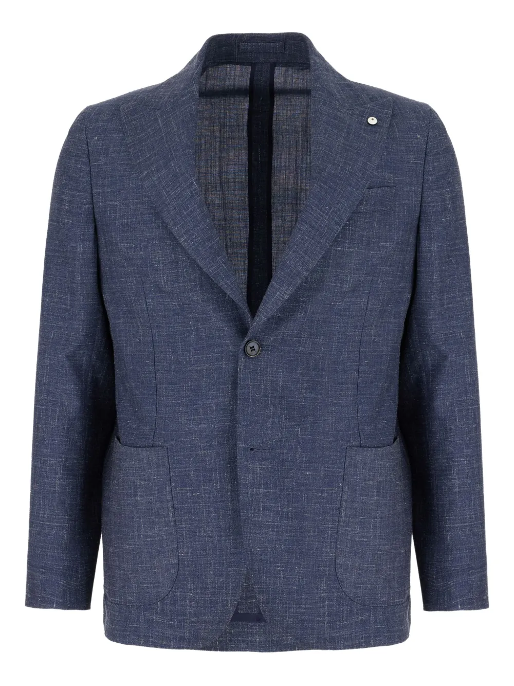 L.B.M. 1911 Pak met opgestikte zak en twee knopen Blauw