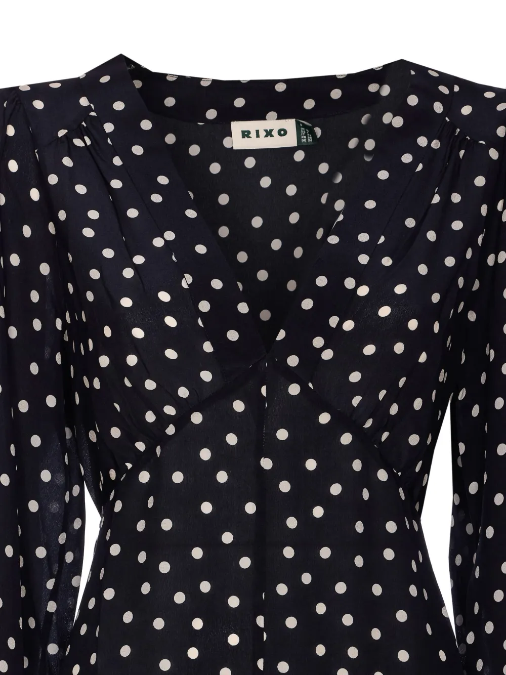 Rixo Dahlia jurk Zwart