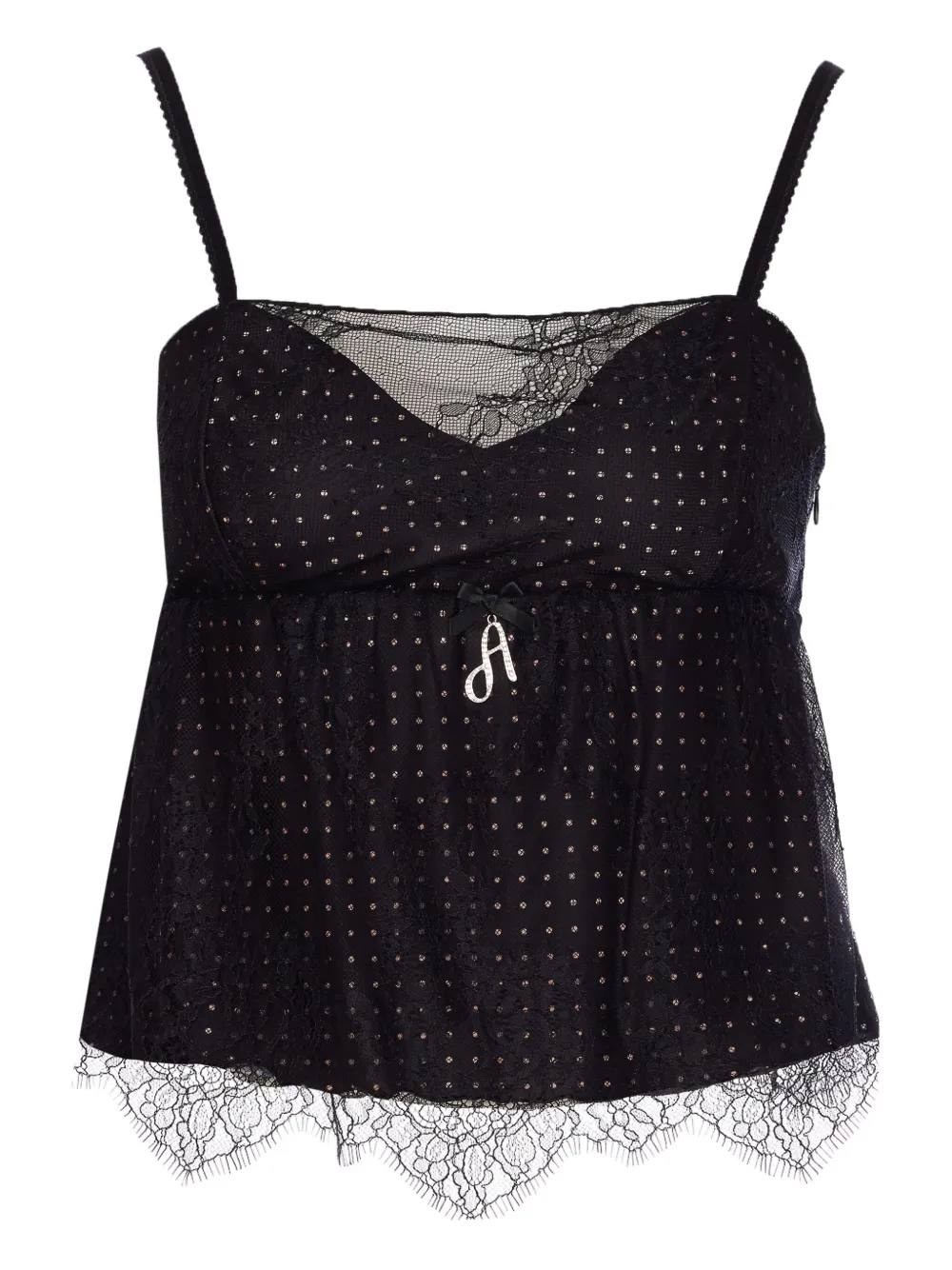 Aniye By Leonie crop top | Black | Image 1