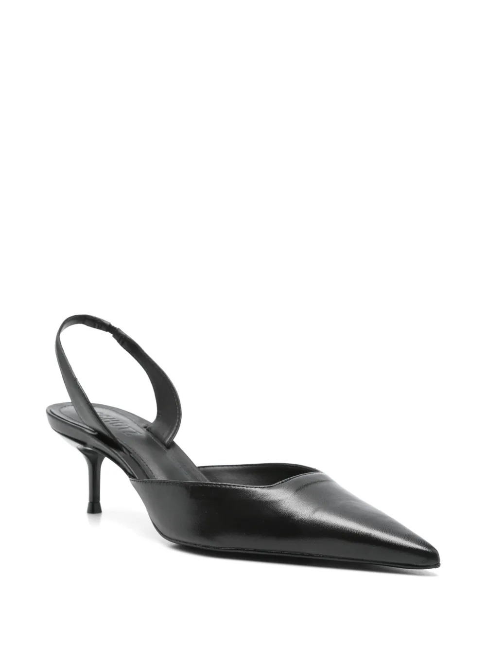 Schutz 60mm leather pumps Black