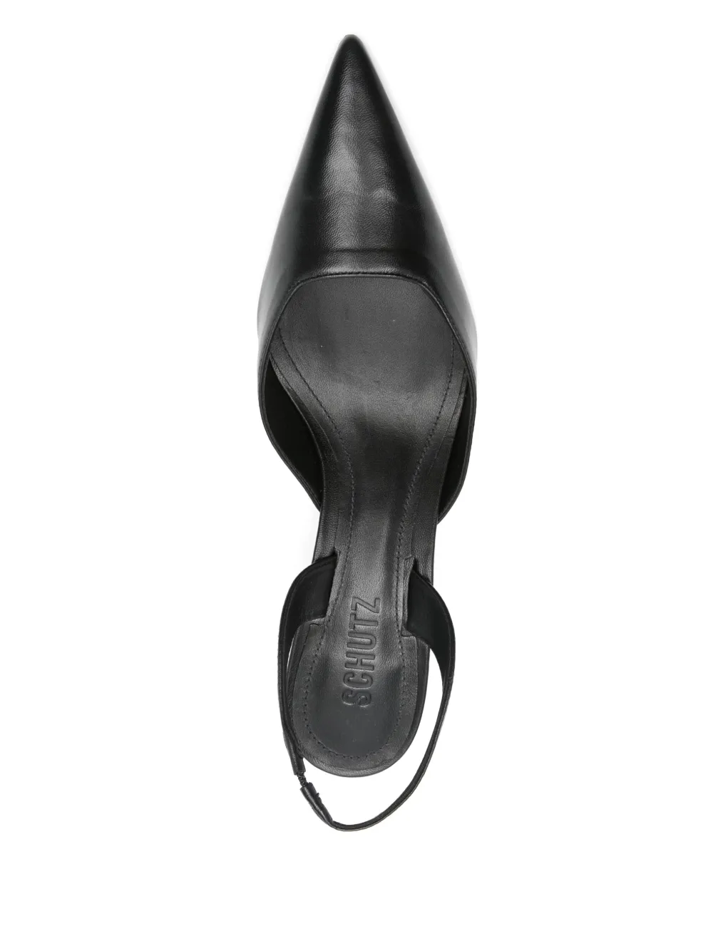Schutz 60mm leather pumps Black