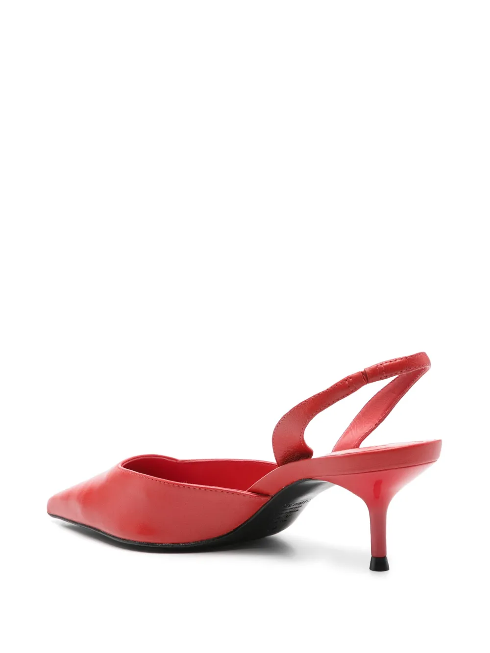 Schutz 65mm leather pumps Red