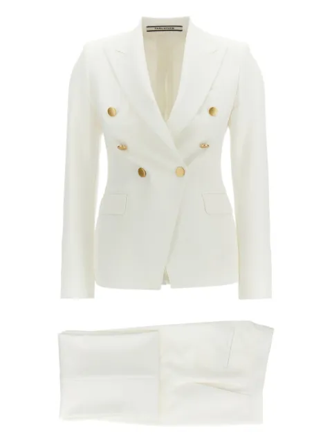 Tagliatore T-Alicya double-breasted peak-lapel suit
