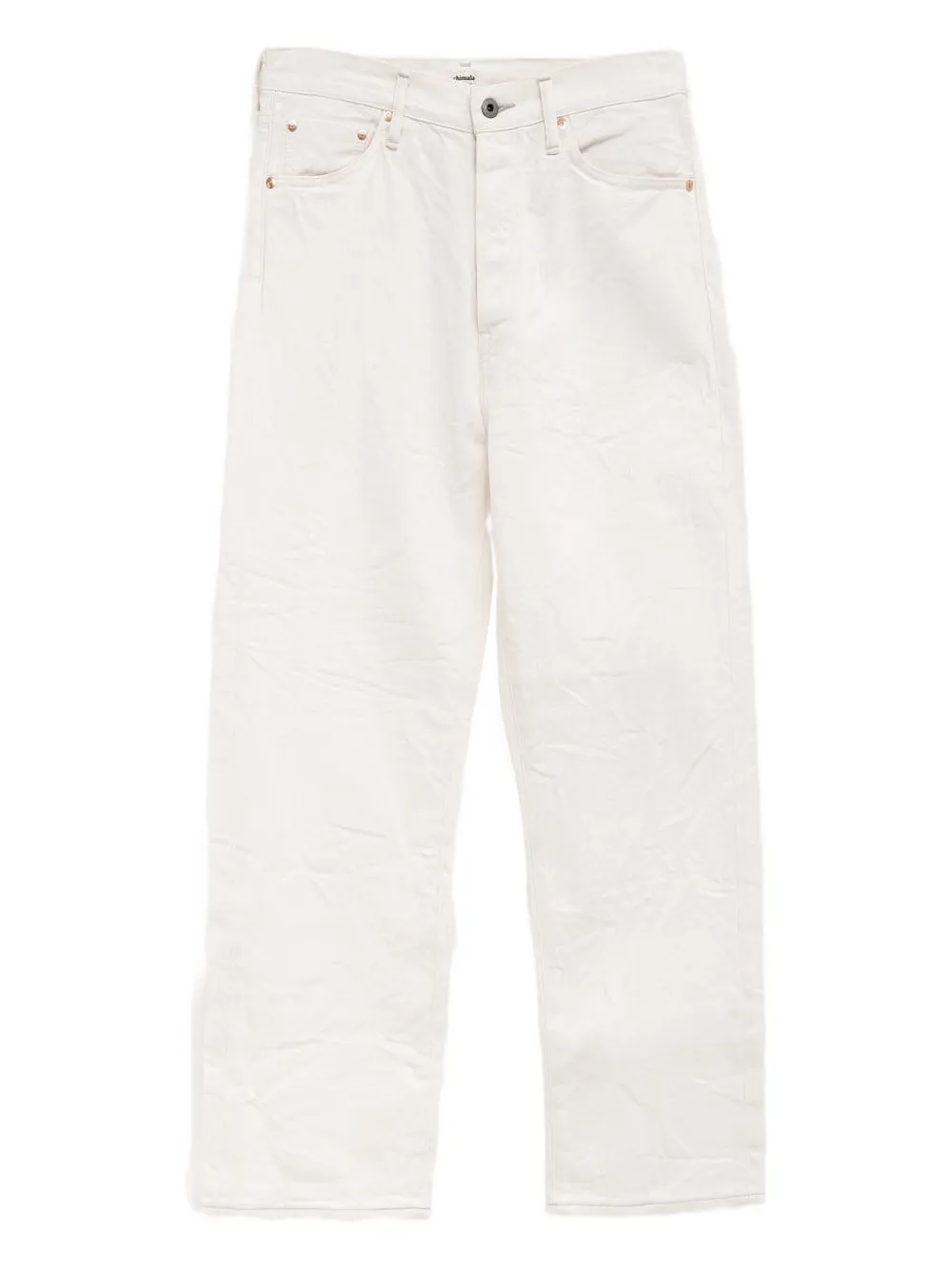 Chimala vaqueros anchos de algodón | blanco | Image 1