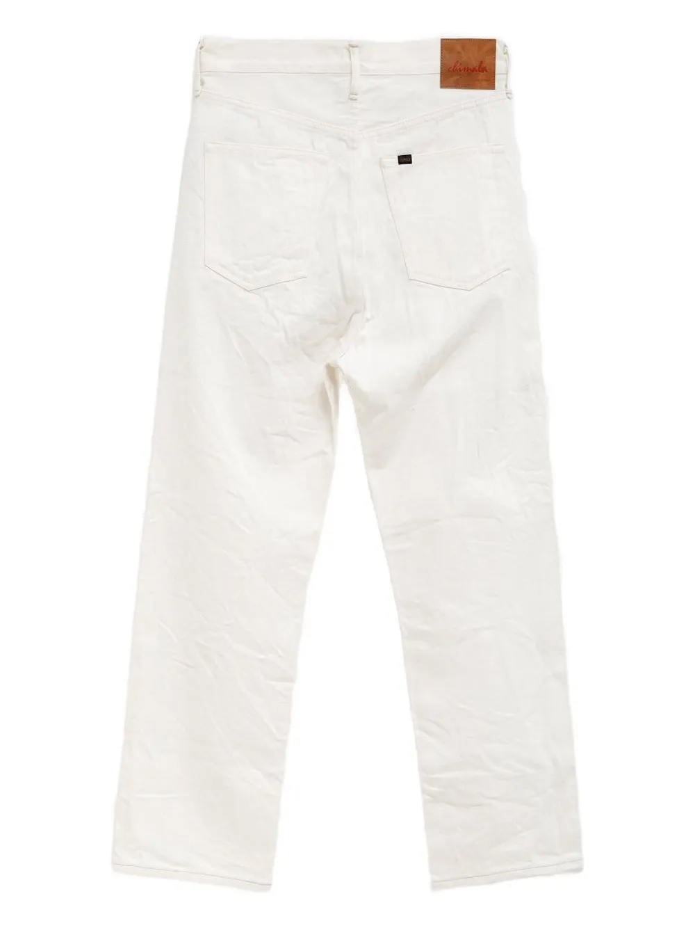 Chimala cotton wide-leg jeans - Wit
