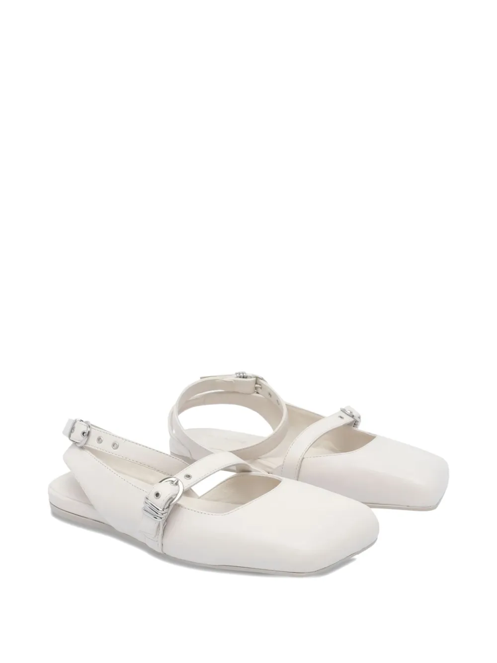 Vic Matie buckle-detail square-toe pumps | Flat Pumps | Image 2