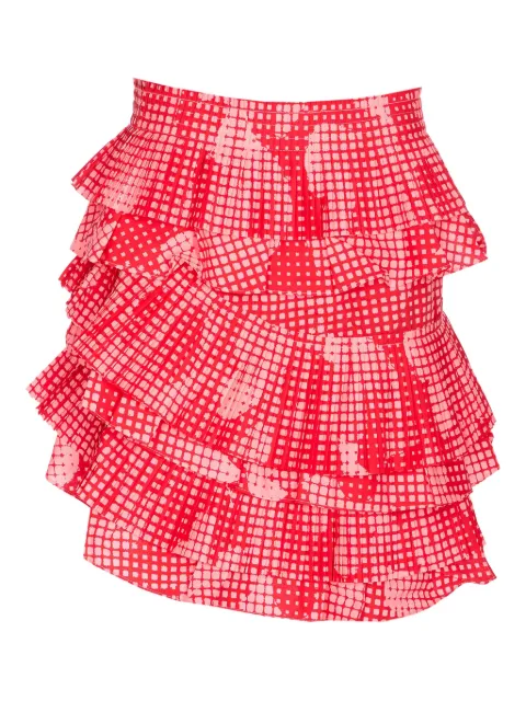 Essentiel Antwerp asymetrical layered mini skirt