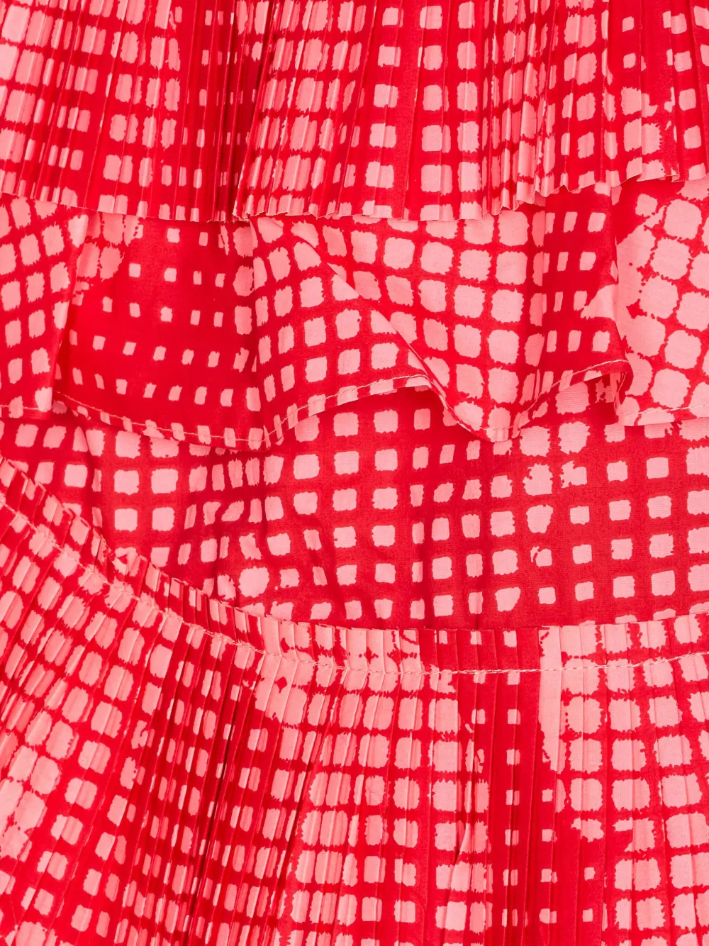 Essentiel Antwerp Asymmetrische gelaagde mini-rok Rood