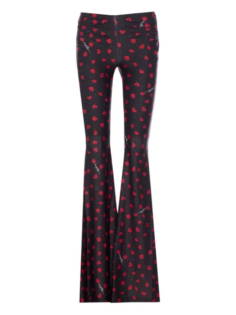 Aniye By lip-print trousers 
