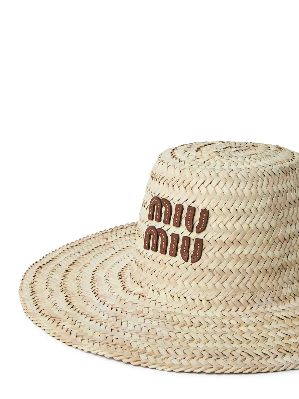 Miu Denim vissershoed Beige