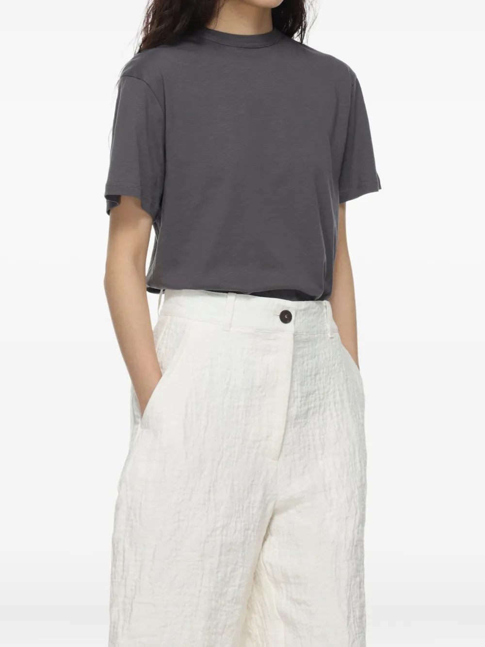 Studio Nicholson Effen T-shirt Grijs