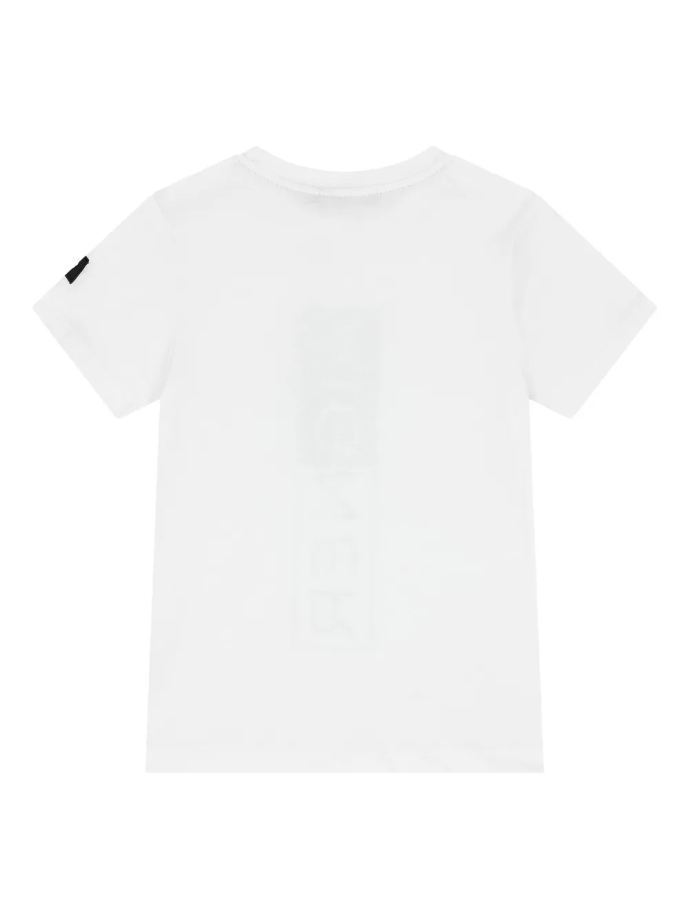 Aigner Kids T-shirt met logoprint en korte mouwen Wit