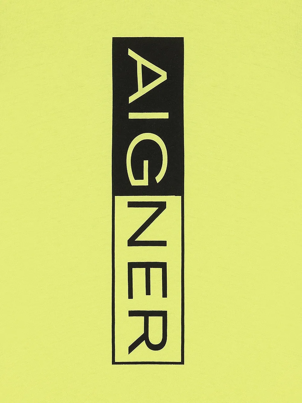 Aigner Kids T-shirt met logo Groen