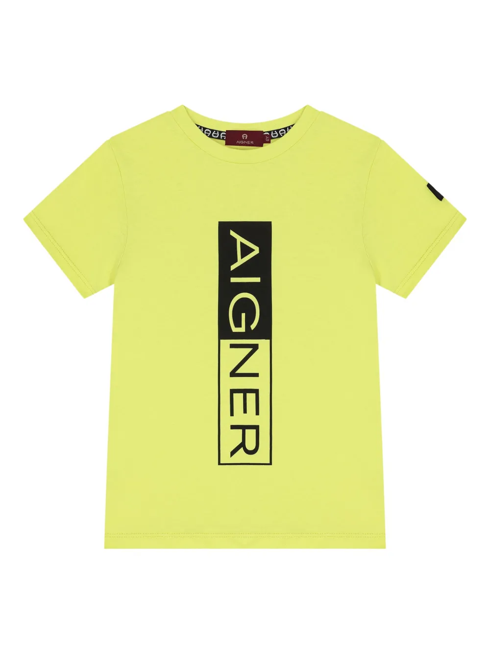 Aigner Kids ロゴ グラフィック Tシャツ - グリーン Aigner Kids ロゴ グラフィック Tシャツ - グリーン