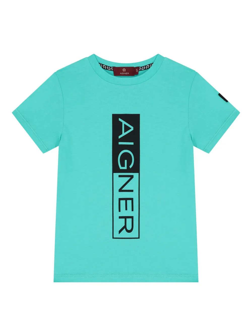 Aigner Kids グラフィックロゴ Tシャツ - グリーン Aigner Kids グラフィックロゴ Tシャツ - グリーン