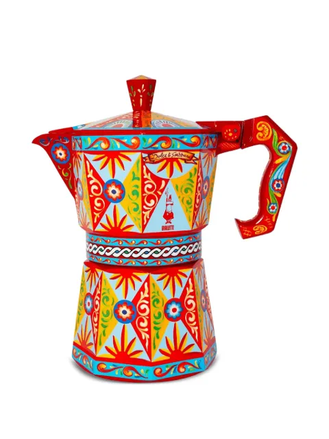 Dolce & Gabbana Casa carrito siciliano Moka Express de 50 tazas en colaboración con Bialetti