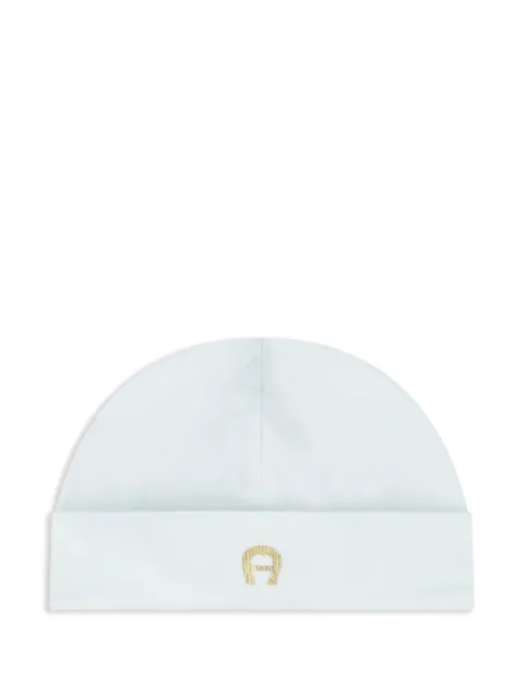 Aigner Kids gorro con logo estampado