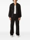 Needles web-print track pants - Black