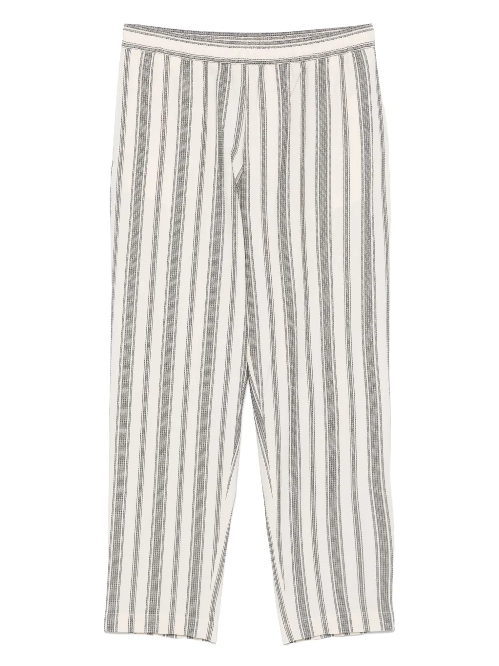 striped cotton pants
