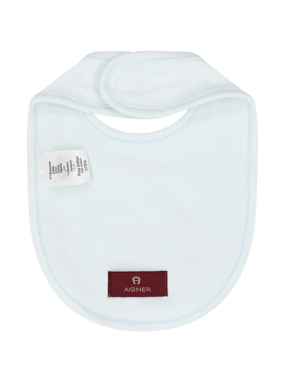 Aigner Kids Slabbetje met logo Blauw