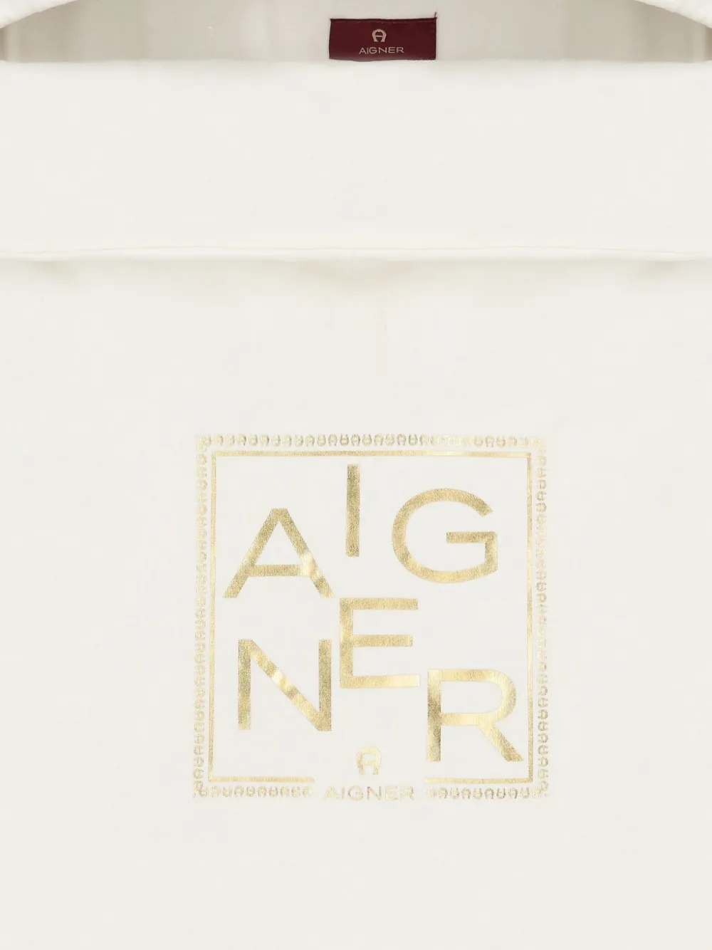 Aigner Kids Deken met logo Wit