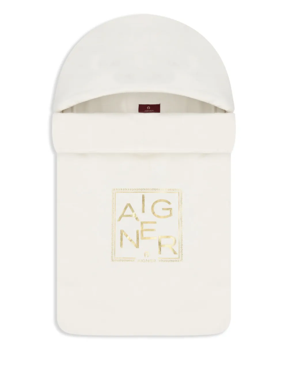 Aigner Kids Deken met logo Wit