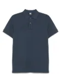 ASPESI mineral-dyeing piqué polo shirt - Blue