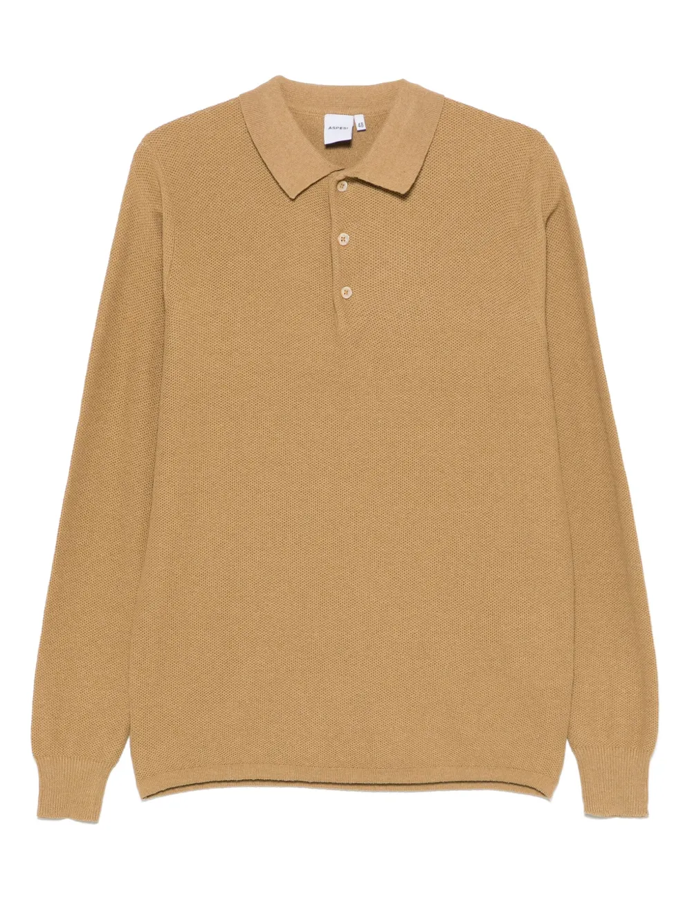 ASPESI piqué-knit polo shirt | Neutrals | Image 1