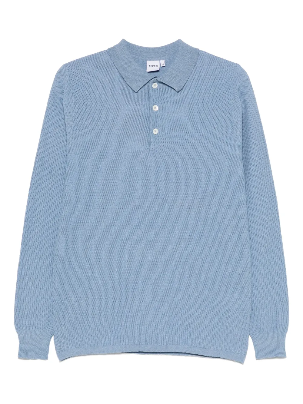 ASPESI piqué-knit polo shirt | Blue | Image 1