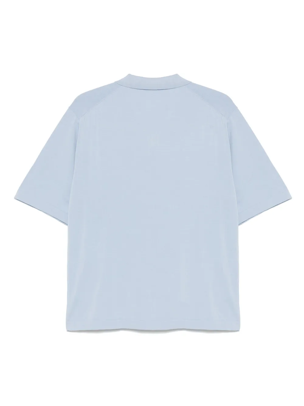 ASPESI Gebreid overhemd - Blauw