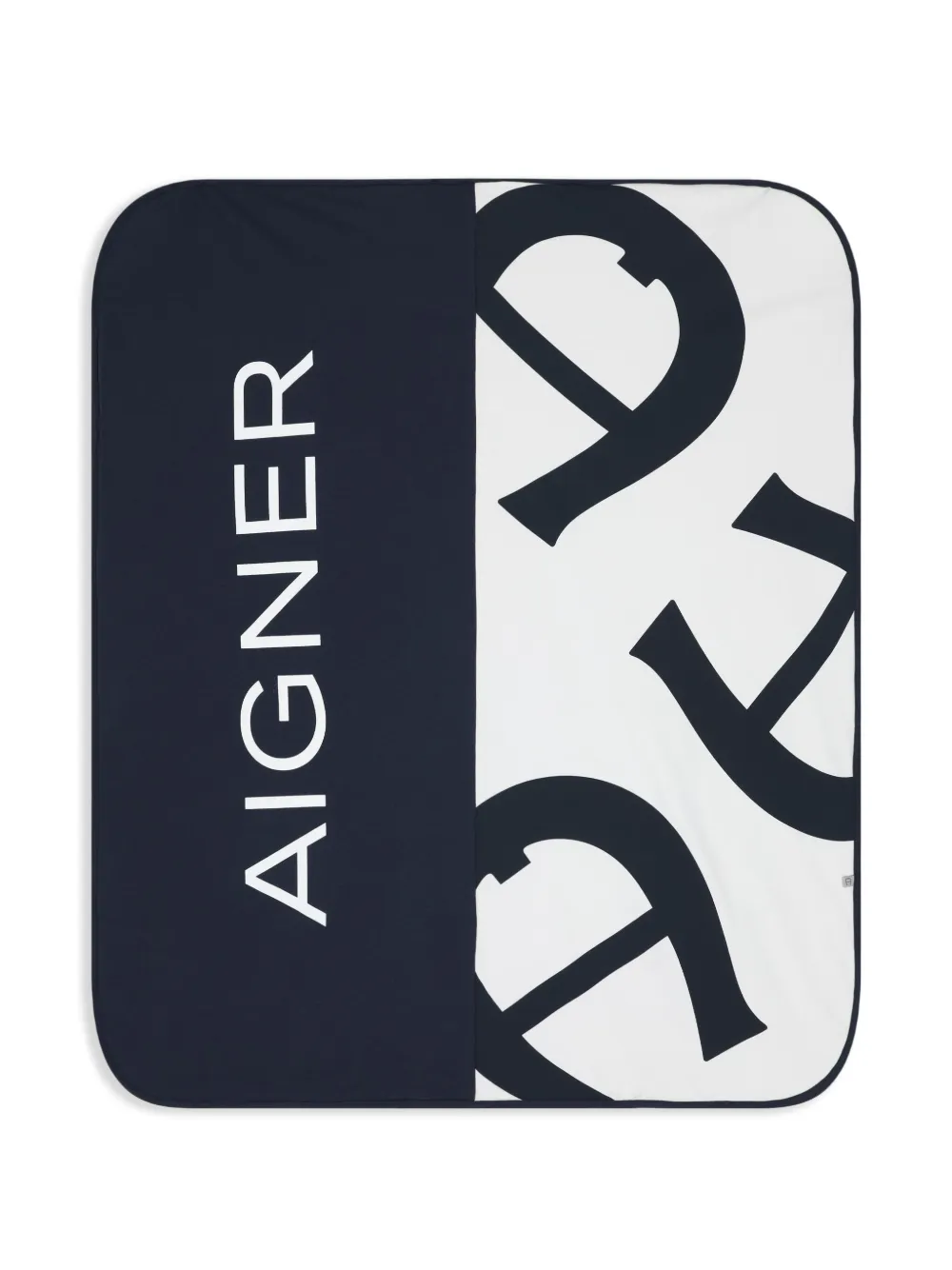 Aigner Kids Deken met logo Blauw