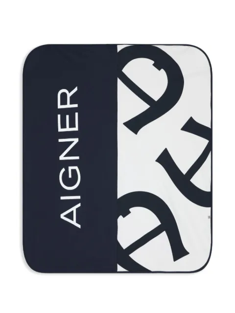 Aigner Kids logo blanket