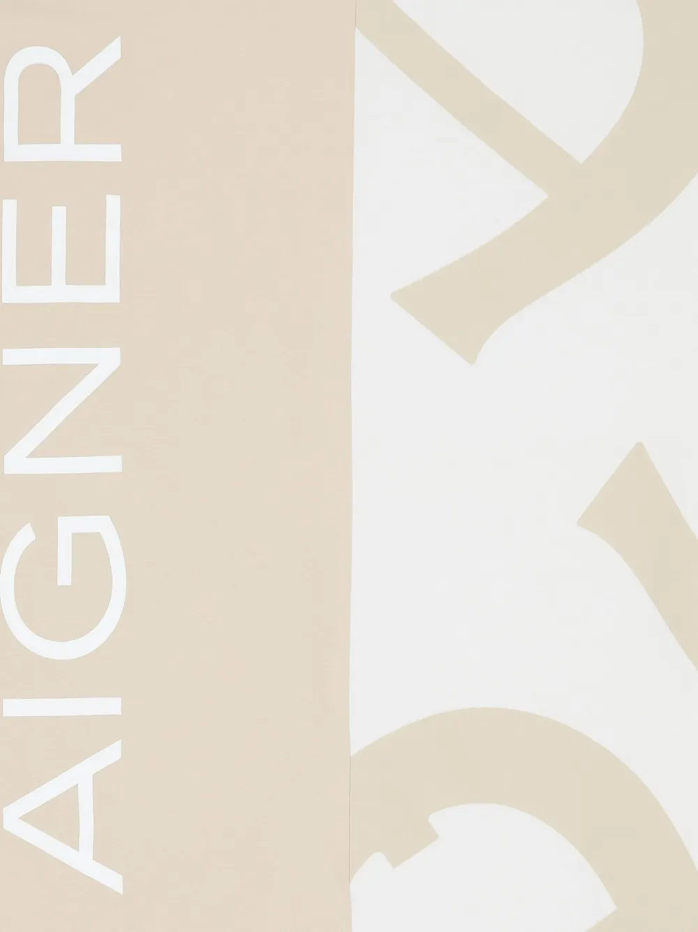 Aigner Kids Deken met logo Beige