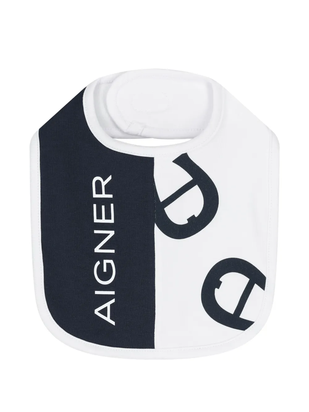 Aigner Kids logo bib | White | Image 1
