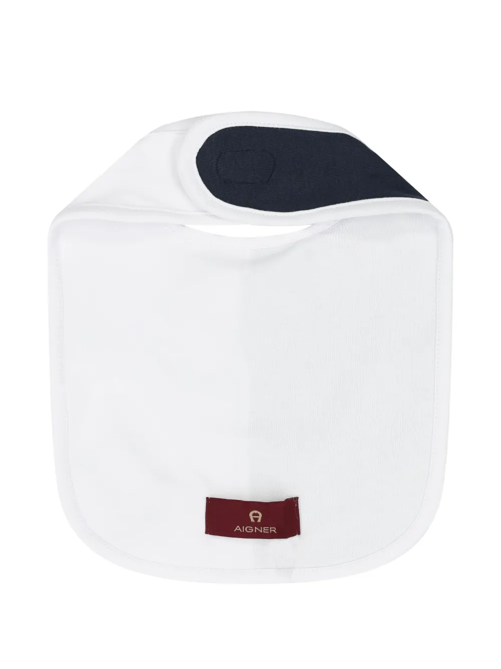 Aigner Kids Slabbetje met logo - Wit