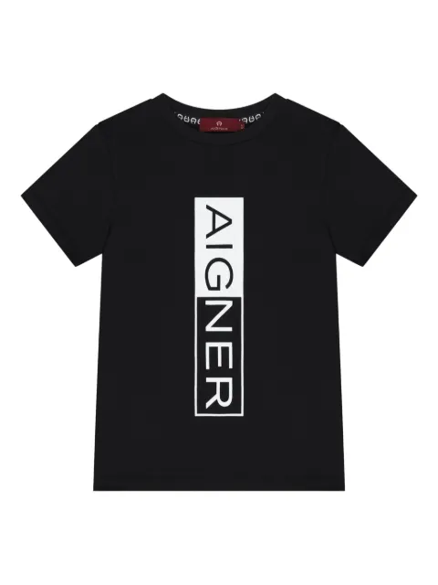 Aigner Kids logo-print T-shirt