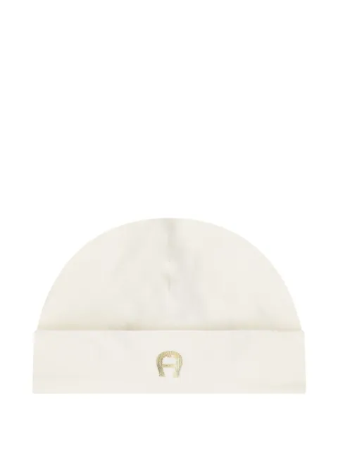 Aigner Kids logo beanie hat