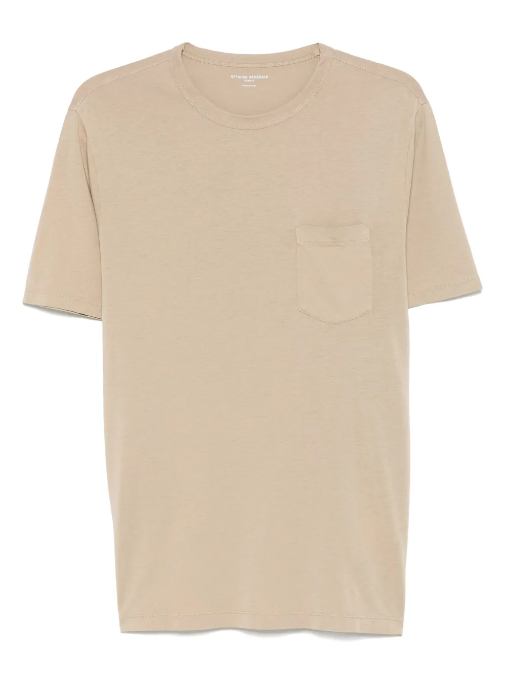 Officine Generale playera con cuello redondo | marrón | Image 1